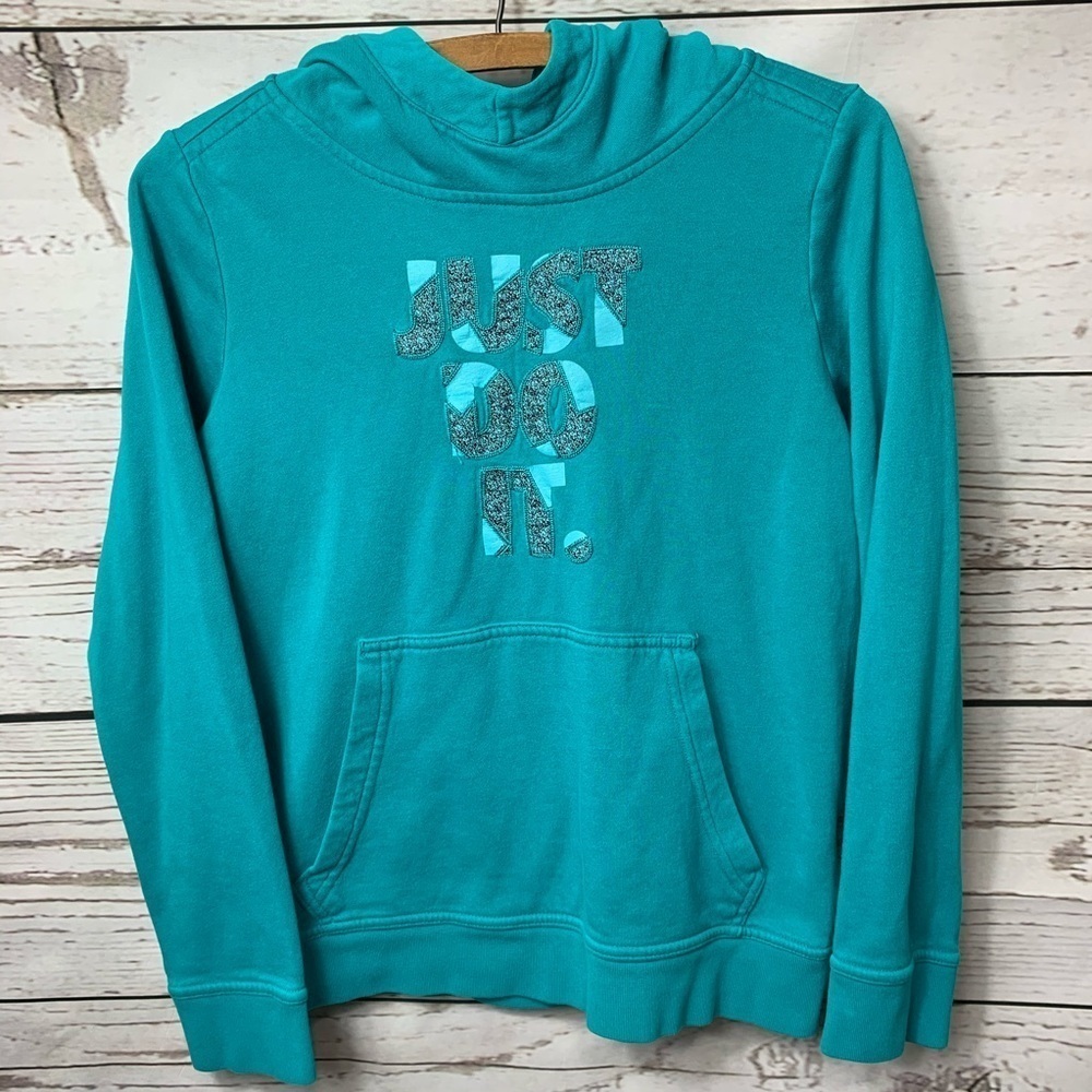 EUC Nike Teal Blue Hoodie